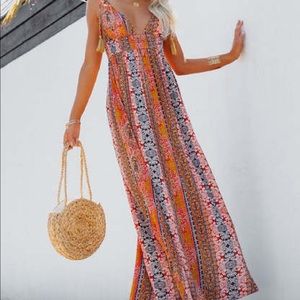 NWOT For sunny days Vici maxi dress